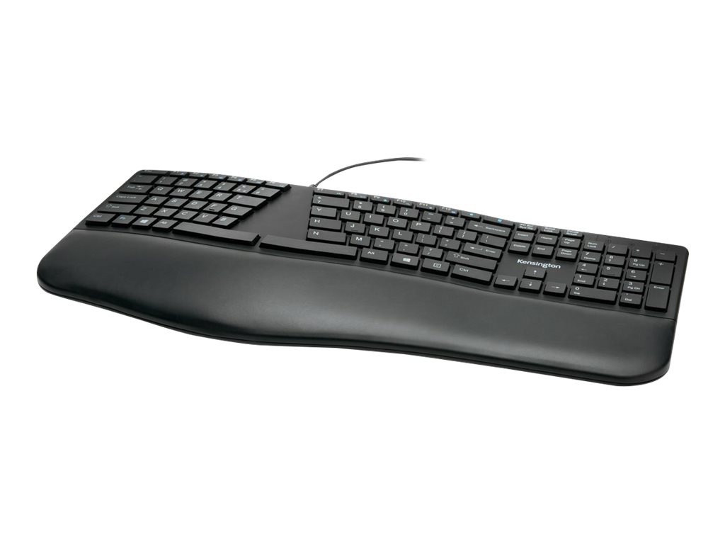 Kensington Pro Fit Ergo Wired Keyboard - Thumbnail 2