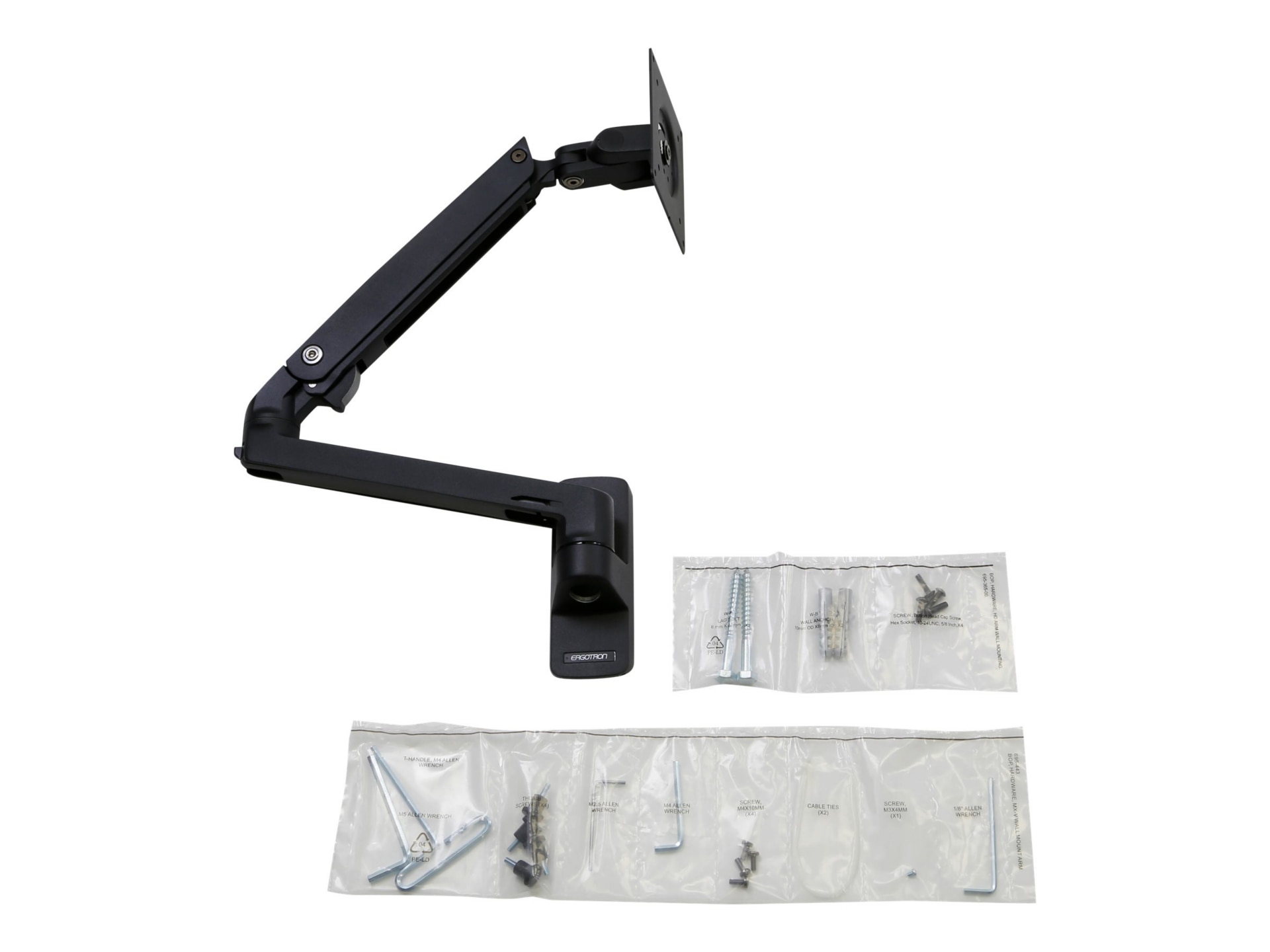 Ergotron MXV mounting kit - for LCD display - black