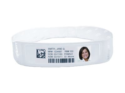 Zebra LaserBand 2 Advanced Adult - wristband labels - 1000 label(s) - 107.9