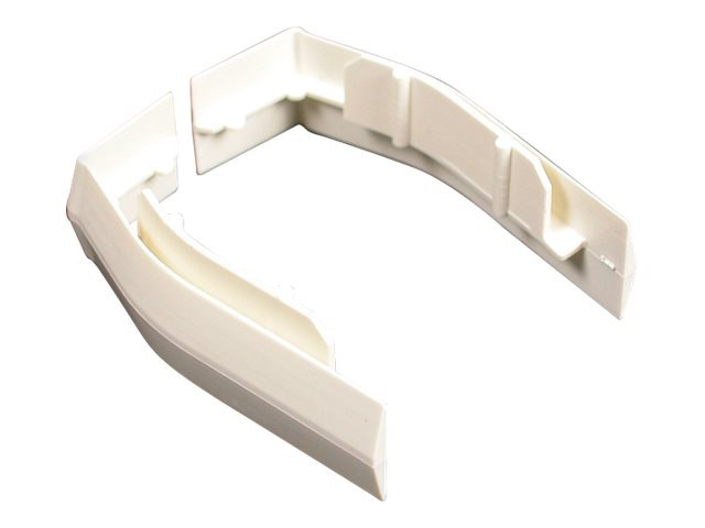 Wiremold CableSmart Series 40N2 Base Clip Fitting - White - cable raceway mounting clip