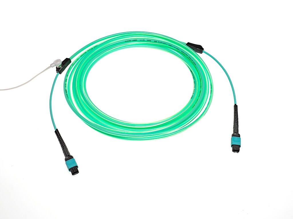 Molex Lumalink Tracer Fiber Cable, MPO (F) - MPO (F), 150 ft