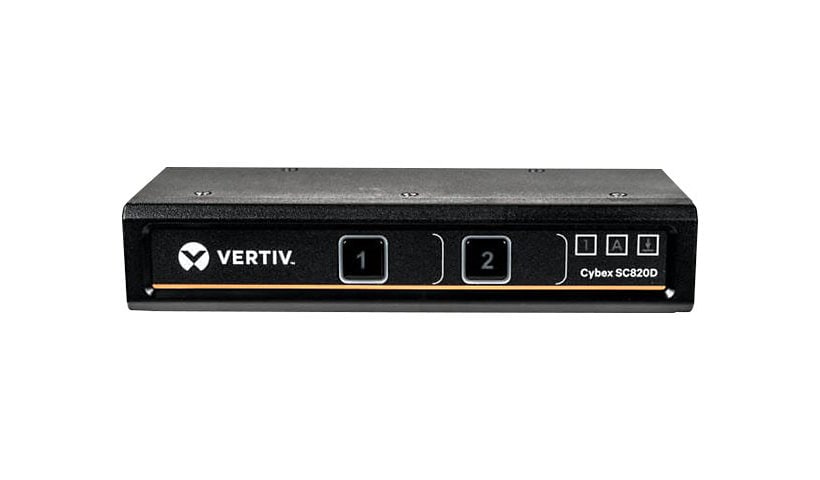 Vertiv Cybex SC800 Secure Desktop KVM | 2 Port Single-Head | DP in/DP out