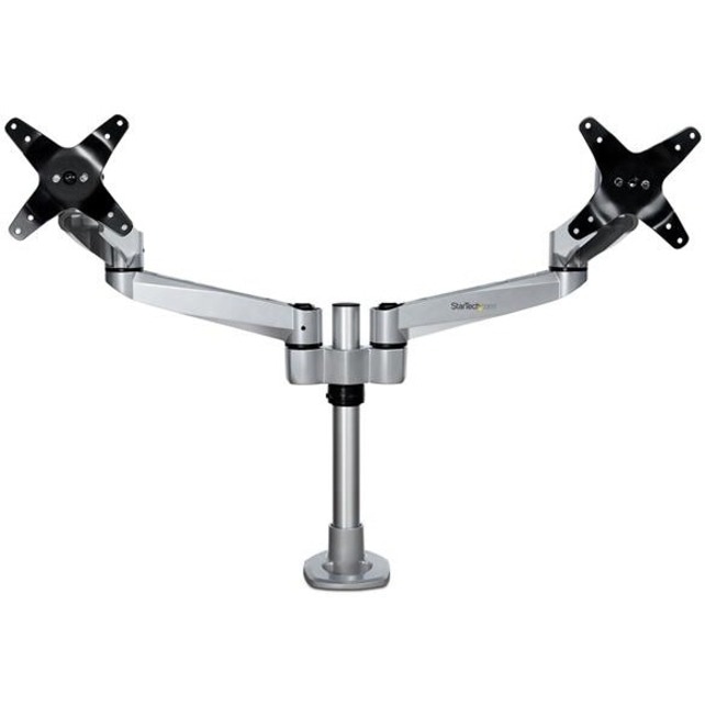 Thumbnail 2 of 16 for StarTech.com Desk Mount Dual Monitor Arm, Premium Articulating Desktop VESA Mount up to 27" (17.6lb/8kg) Displays, TAA
