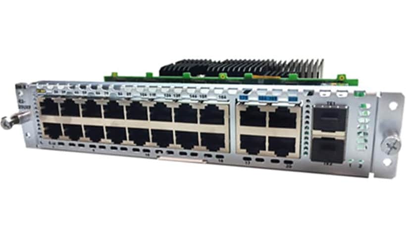 Cisco SM-X EtherSwitch Service Module - switch - 16 ports - plug-in module