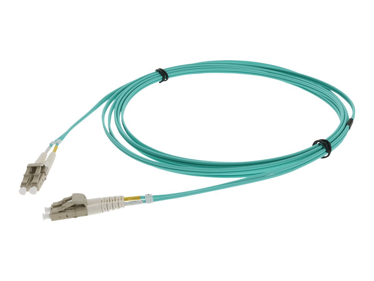 Proline 3m LC (M) to LC (M) Aqua OM4 Duplex Fiber LSZH-rated Patch Cable