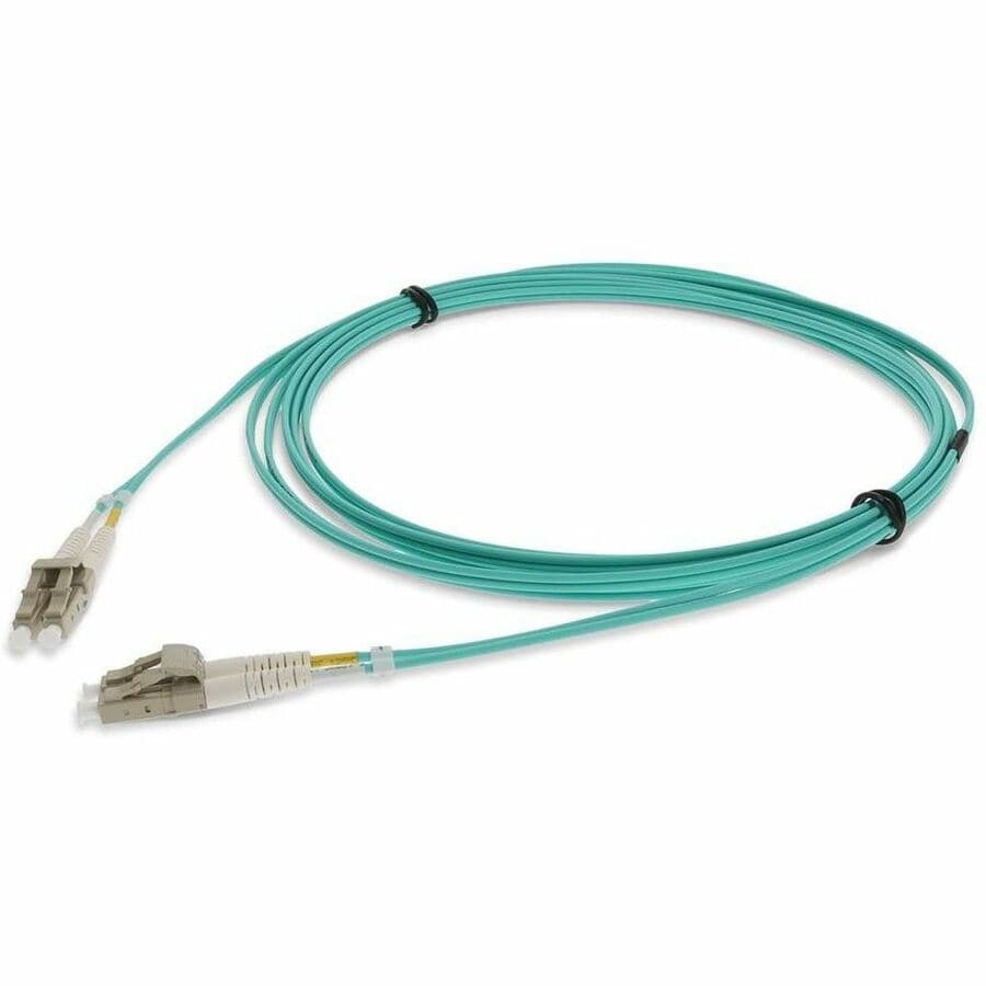 Proline 3m LC (M) to LC (M) Aqua OM4 Duplex Fiber LSZH-rated Patch Cable