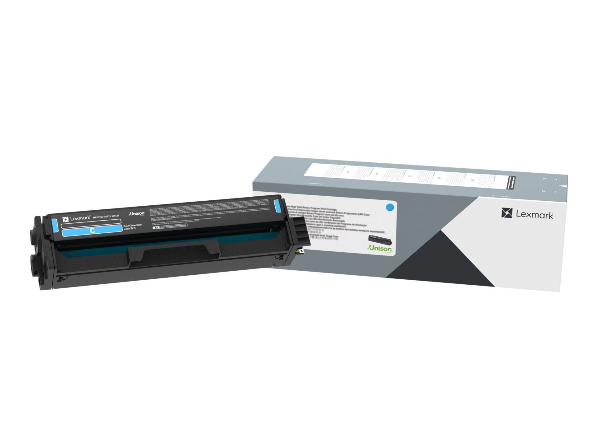 Lexmark - cyan - original - toner cartridge