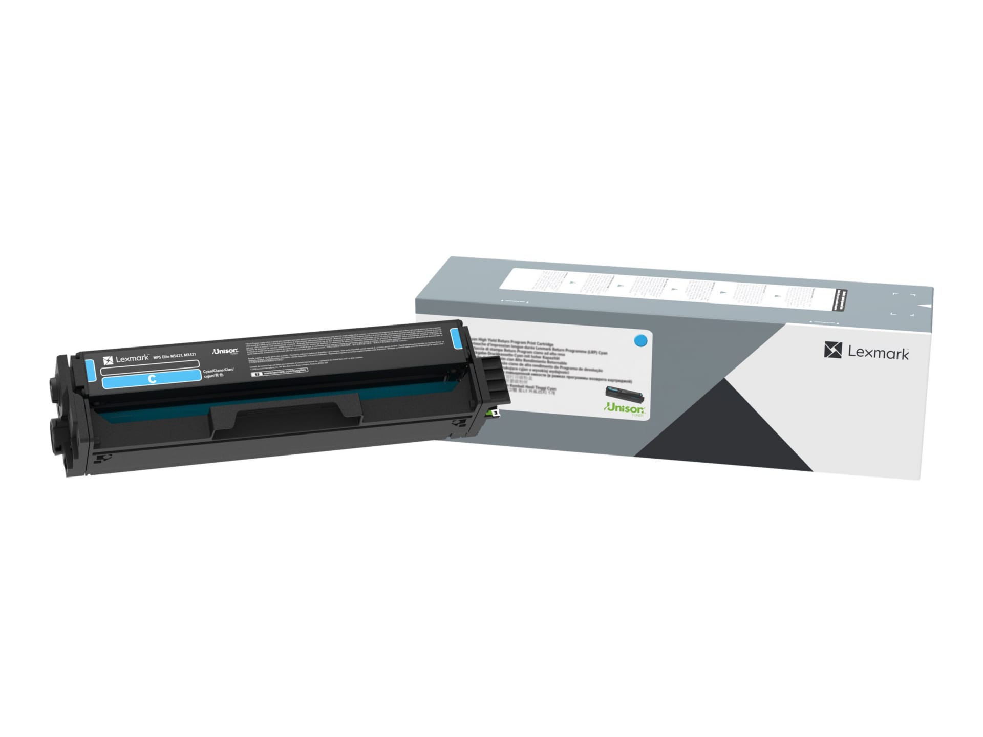 Lexmark - High Yield - cyan - original - toner cartridge