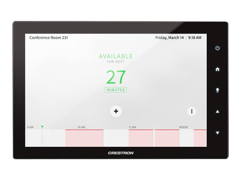 Crestron Room Scheduling Touch Screen TSS-10-B-S - room manager - Bluetooth