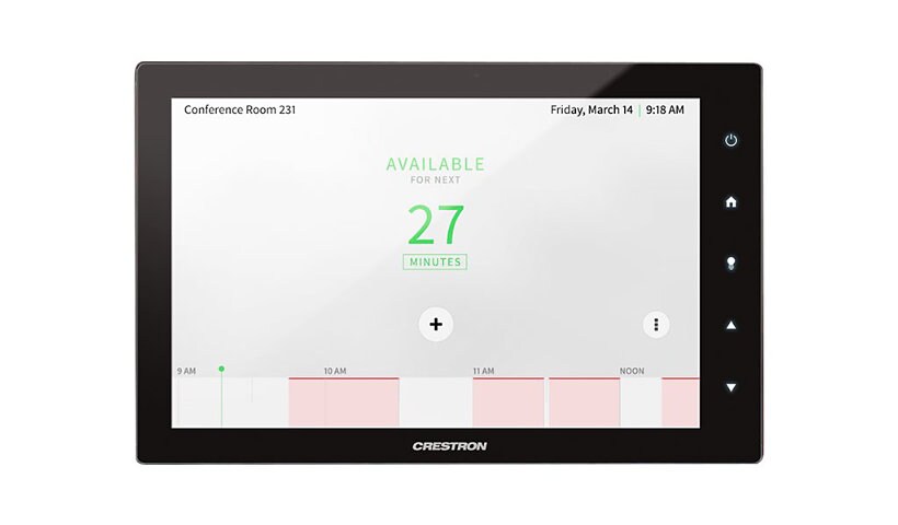 Crestron Room Scheduling Touch Screen TSS-10-B-S - room manager - Bluetooth