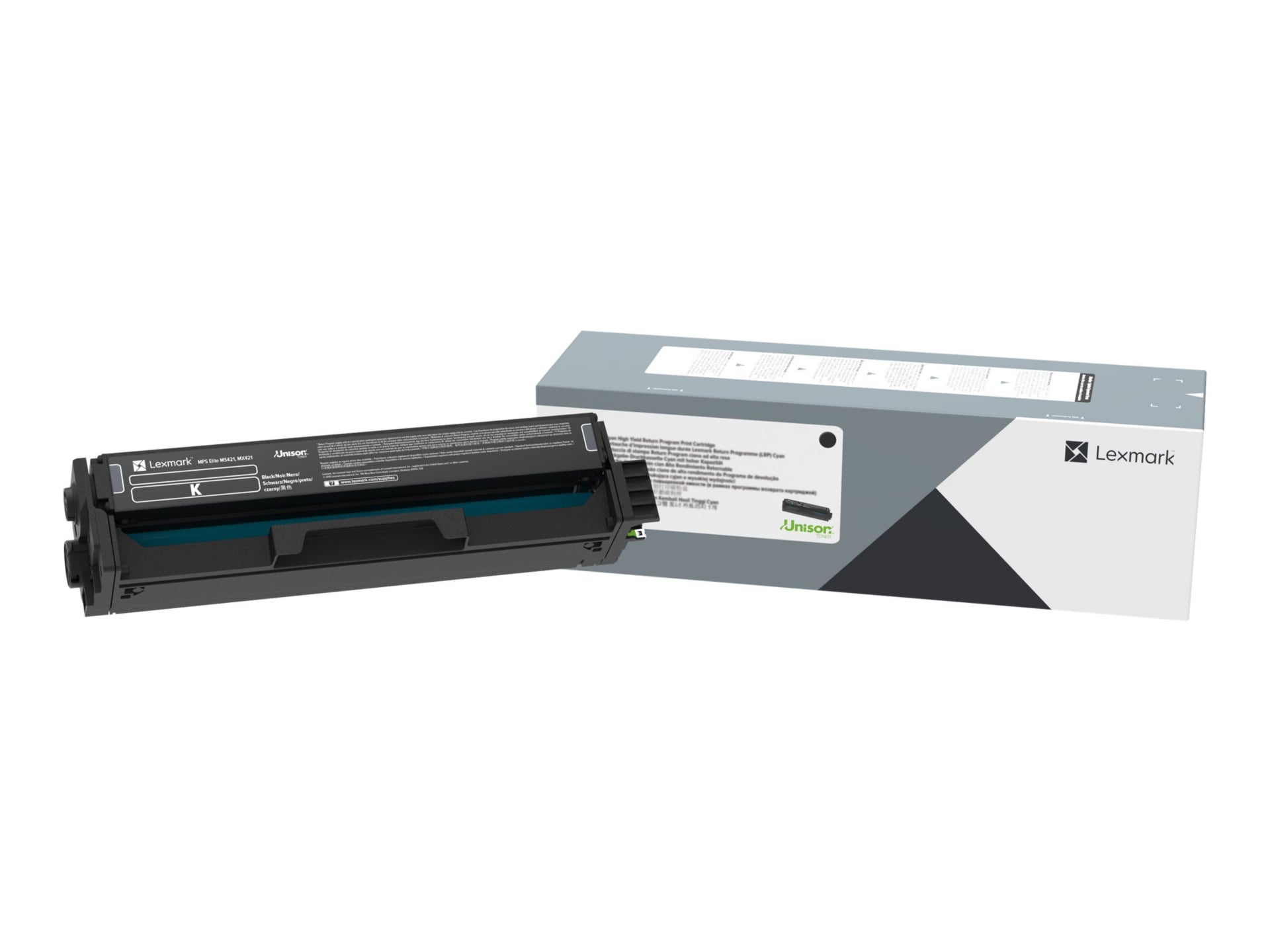 Thumbnail 2 of 2 for Lexmark - High Yield - black - original - toner cartridge - LRP