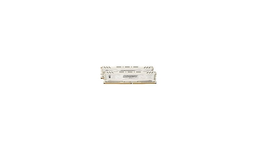 Ballistix Sport LT - DDR4 - kit - 32 GB: 2 x 16 GB - DIMM 288-pin - 2666 MH