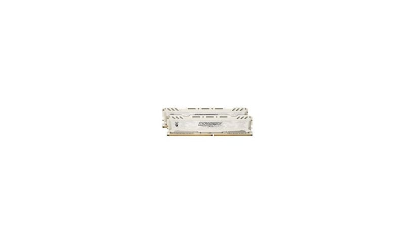Ballistix Sport LT - DDR4 - kit - 8 GB: 2 x 4 GB - DIMM 288-pin - 2666 MHz