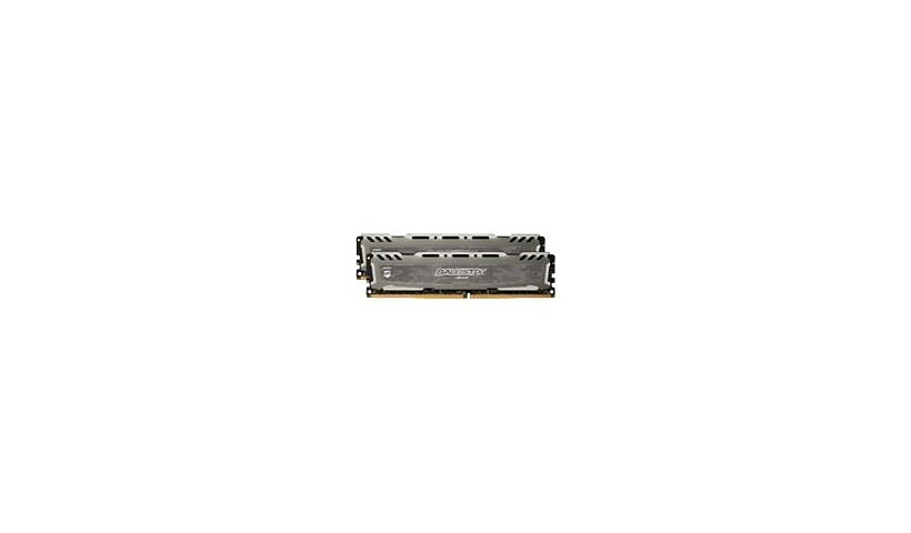 Ballistix Sport LT - DDR4 - kit - 16 GB: 2 x 8 GB - DIMM 288-pin - unbuffer