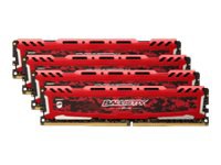 Ballistix Sport LT - DDR4 - kit - 64 GB: 4 x 16 GB - DIMM 288-pin - 3000 MH