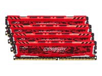 Ballistix Sport LT - DDR4 - kit - 16 GB: 4 x 4 GB - DIMM 288-pin - 2400 MHz