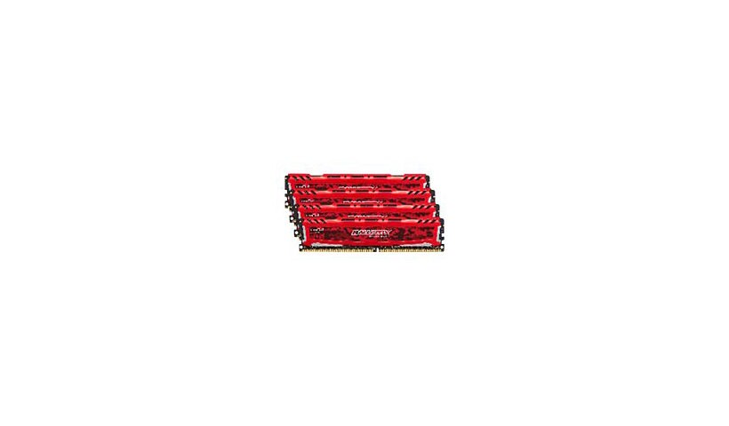 Ballistix Sport LT - DDR4 - kit - 32 GB: 4 x 8 GB - DIMM 288-pin - 2666 MHz