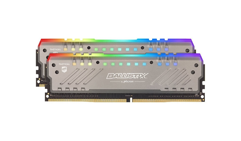 Ballistix Tactical Tracer RGB - DDR4 - kit - 16 GB: 2 x 8 GB - DIMM 288-pin