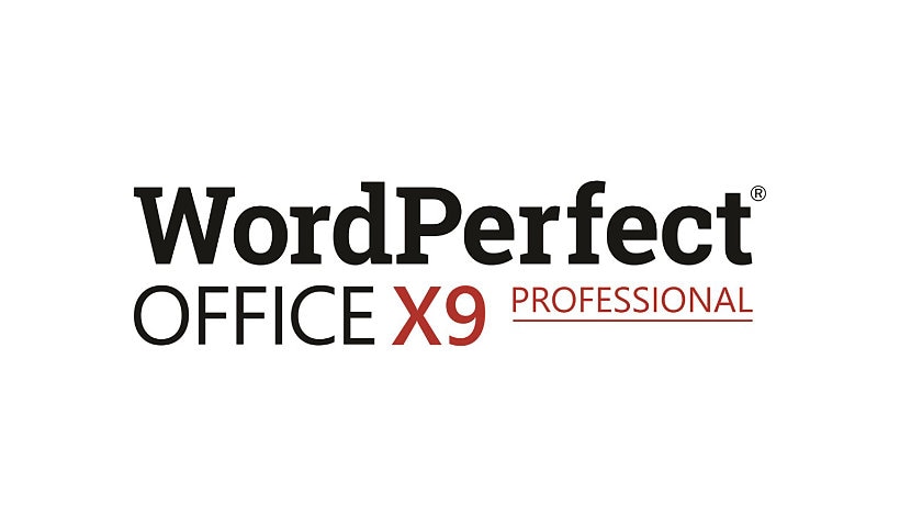 WordPerfect Office X9 Professional Edition - upgrade license - 1 user