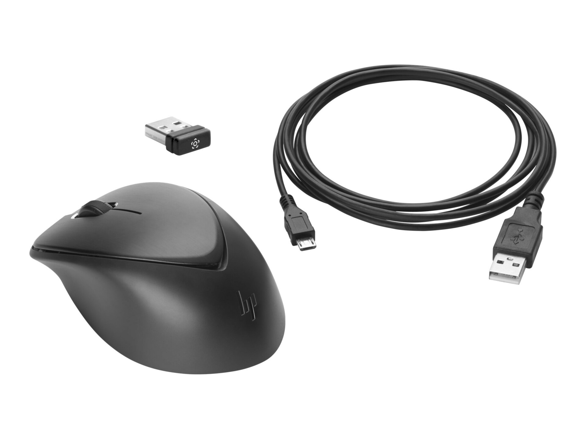 HP Premium - mouse - 2.4 GHz - black - Smart Buy