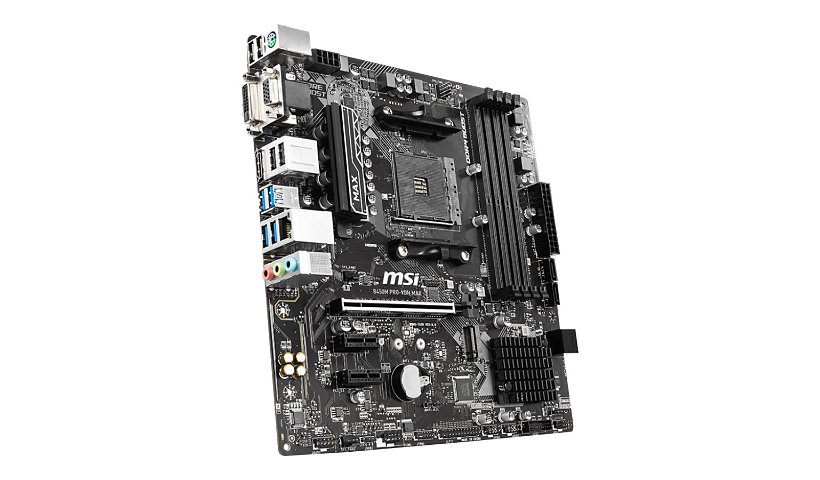MSI B450M PRO-VDH MAX Desktop Motherboard - AMD B450 Chipset - Socket AM4 - Micro ATX