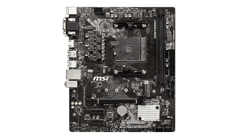 MSI B450M PRO-M2 MAX - motherboard - micro ATX - Socket AM4 - AMD B450