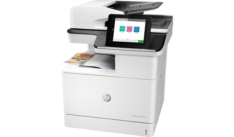 HP LaserJet M776 M776dn Laser Multifunction Printer-Color-Copier/Scanner-46 ppm Mono/46 ppm Color Print-1200x1200