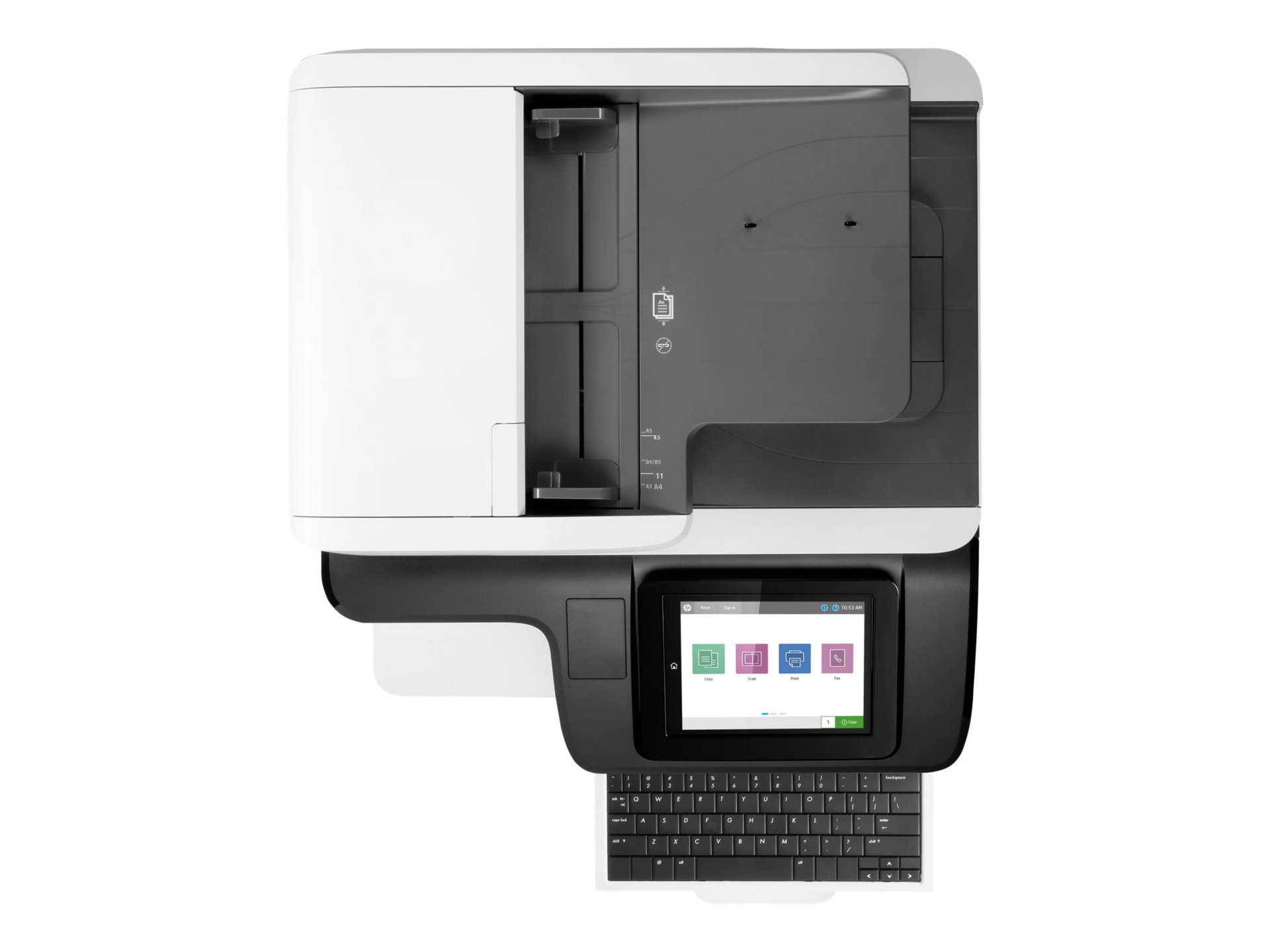 Thumbnail 2 of 8 for HP LaserJet Enterprise M776 M776z Laser Multifunction Printer-Color-Copier/Fax/Scanner-46 ppm Mono/46 ppm Color