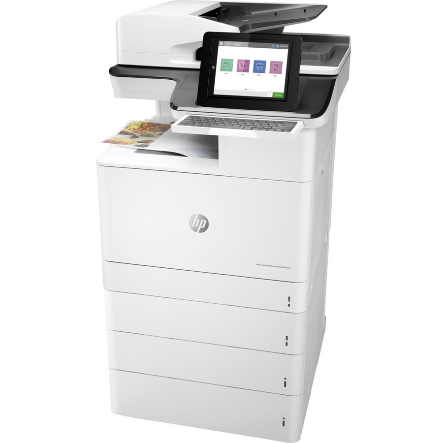 Thumbnail 4 of 8 for HP LaserJet Enterprise M776 M776z Laser Multifunction Printer-Color-Copier/Fax/Scanner-46 ppm Mono/46 ppm Color