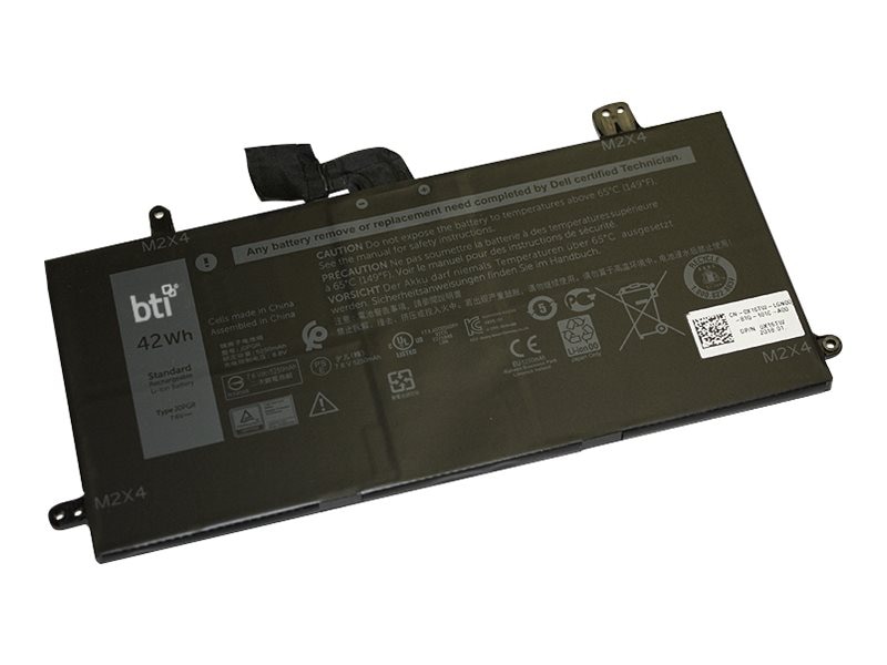 BTI J0PGR-BTI 7.6V 42WHR LI-ION BATTERY 0J0PGR, FTH6T, J0PGR, X16TW LATITUDE 5285, LATITUDE 5290