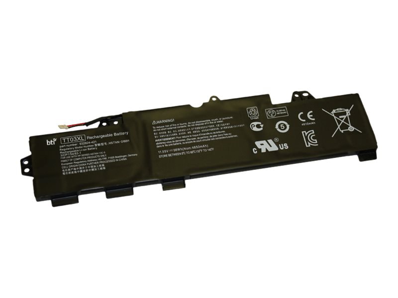 BTI TT03XL 933322-855 56Whr Battery for HP Elitebook 755 G5, 850 G5, 850 G6