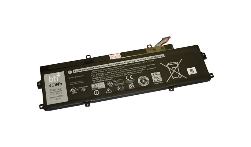 BTI - notebook battery - Li-Ion - 3800 mAh - 43 Wh