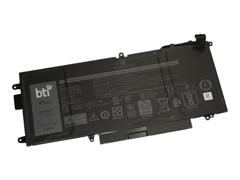 BTI 71TG4-BTI 11.4V 45WHR LI-ION BATTERY 71TG4, CFX97, X49C1 LATITUDE 5289, LATITUDE 7389, LATITUDE 7390 2-IN-1