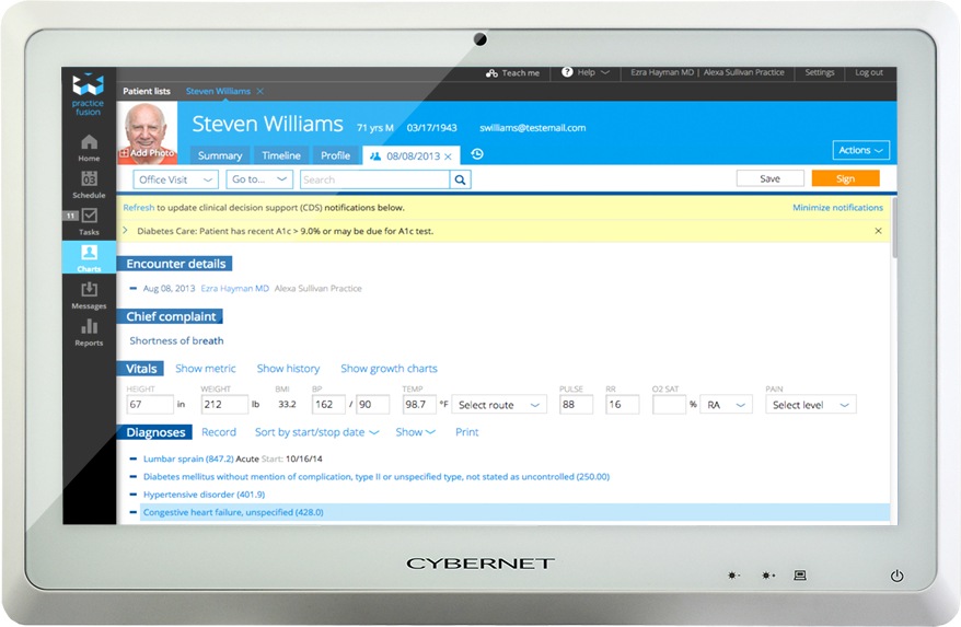 Cybernet 22" Medical Grade AIO