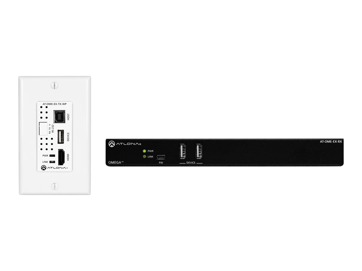 Atlona Omega Series OME-EX-WP-KIT - video/audio/infrared/USB/serial/network