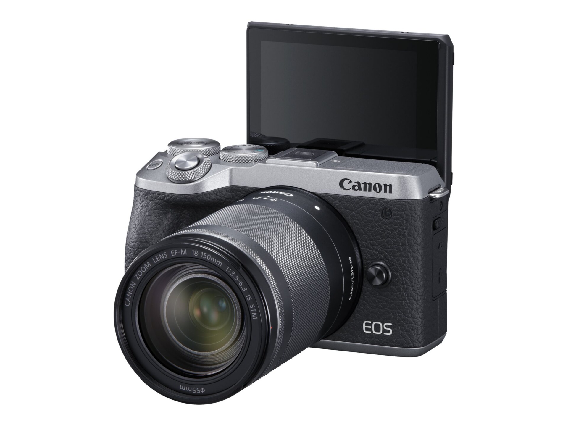 Canon EOS M6 Mark II Mirrorless Digital Camera Kit - Silver