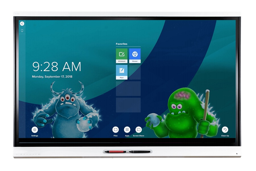 Teq SMART Board 6265-V3 Interactive Display with iQ & 1- Yr Learning Suite