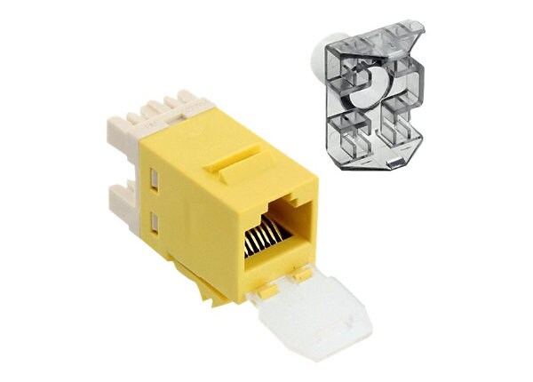 COMMSCOPE CAT6 UTP MODULAR JACK YLW