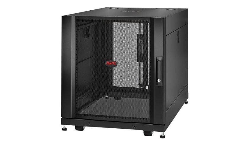 APC by Schneider Electric NetShelter SX 12U Server Rack Enclosure 600mm x 900mm w/ Sides Black