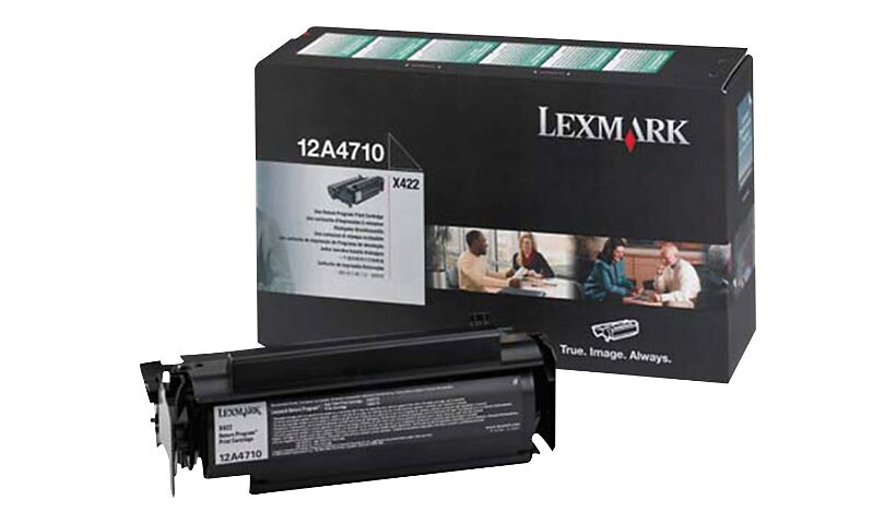 Lexmark Return Program 12A4710 Black Toner Cartridge