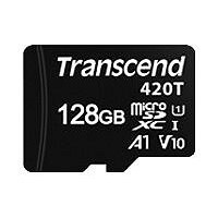 Transcend - flash memory card - 128 GB - microSDXC UHS-I