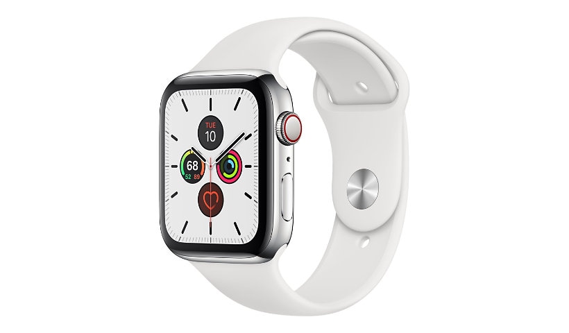 Apple Watch Series 5 (GPS + Cellular) - stainless steel - smart watch with
