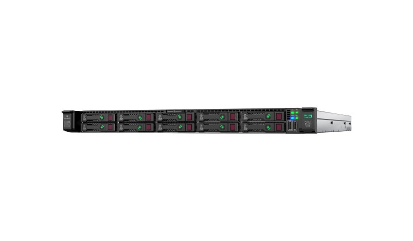 HPE ProLiant DL360 Gen10 SMB Network Choice - rack-mountable - Xeon Silver 4210 2.2 GHz - 16 GB - no HDD