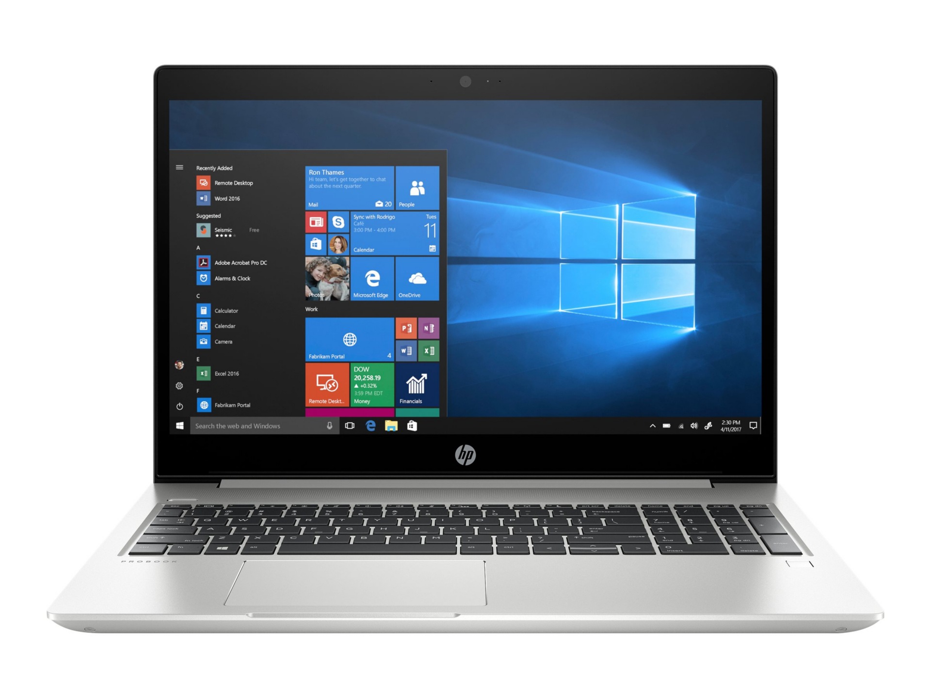 Thumbnail 2 of 7 for HP ProBook 455r G6 - 15.6" - Ryzen 3 3200U - 4 GB RAM - 128 GB SSD - US
