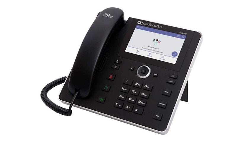 AudioCodes C450HD IP Phone - Skype for Business Edition - VoIP phone - with Bluetooth interface with caller ID - 3-way