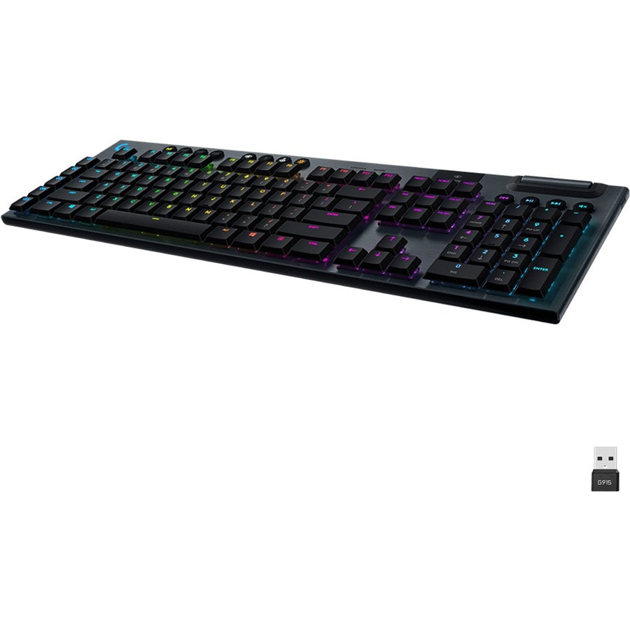 Logitech G915 LIGHTSPEED Wireless RGB Mechanical Gaming Keyboard - GL Tactile - keyboard