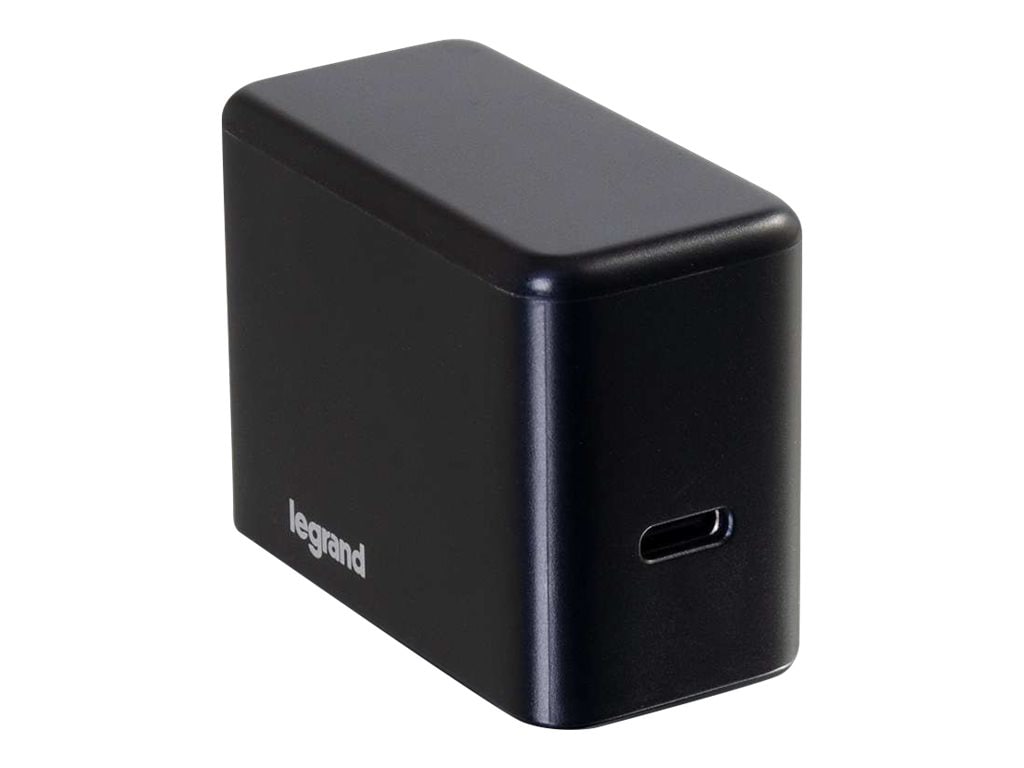 C2G USB C Wall Charger with Power Delivery - 1 Port - 18W Power adaptateur secteur - 24 pin USB-C - 18 Watt