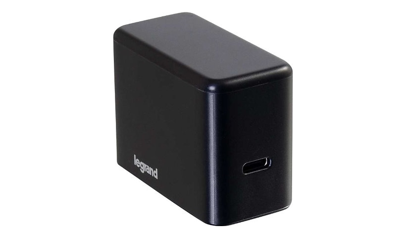 C2G USB C Wall Charger with Power Delivery - 1 Port - 18W Power power adapter - 24 pin USB-C - 18 Watt