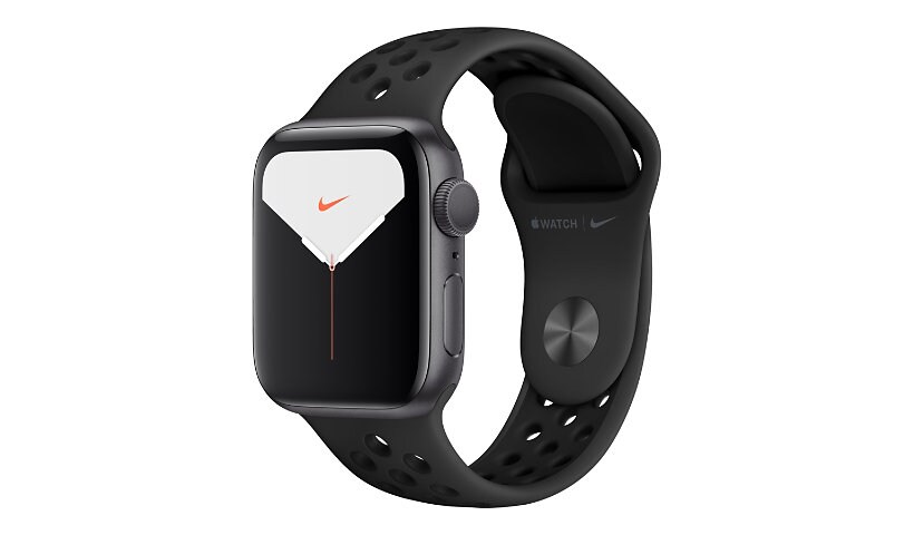 Apple Watch Nike Series 5 (GPS) - space gray aluminum - smart watch with Ni