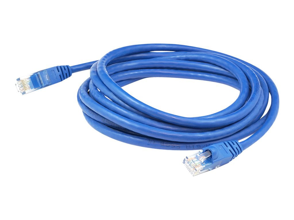 Proline 25ft Blue CAT 6A PVC Ethernet Cable Snagless Easy Clear Boot TAA RJ-45 M/M